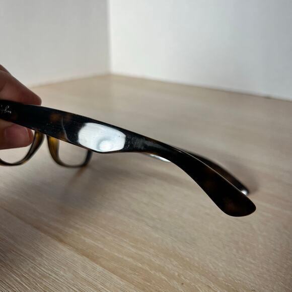 Ray-Ban RB2132 New Wayfarer 902 Sunglasses Tortoise Frames Only 52-18-145 Italy - Picture 9 of 12